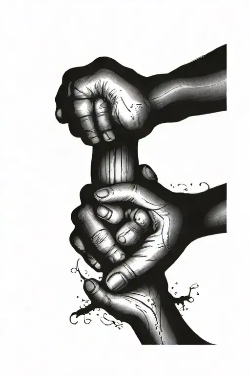 For Brother & Live Mom Dad Sister & Wife Holding Hands