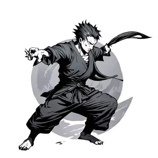 Anime Jujutsu Kaisen Style