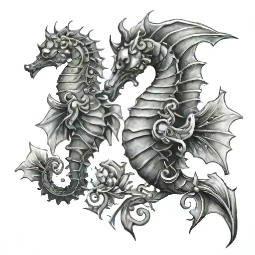 Poseidon Sea Twin Seahorse