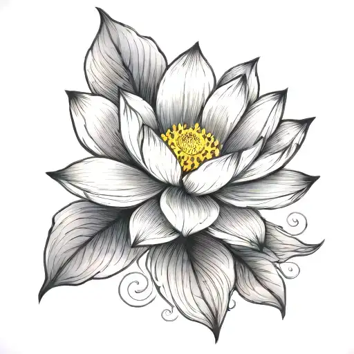 Lotus Flower With The Name Jose Moreno