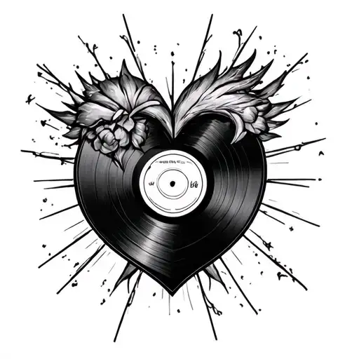 Gaurd Your Heart Shaped Vinyl Record