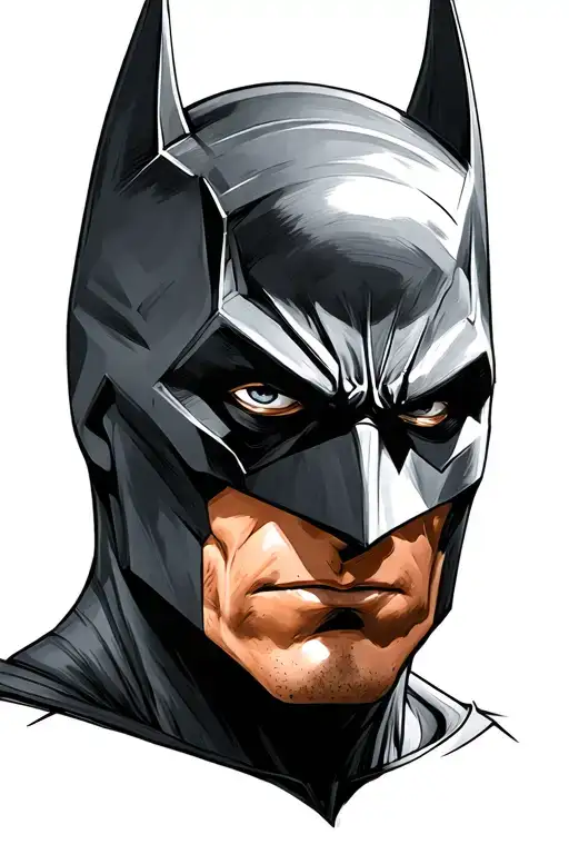 Realistic Batman Portrait