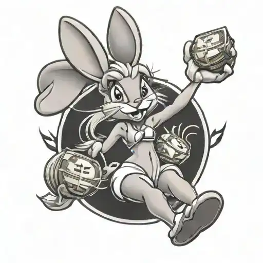 Sexy Lola Bunny With Money Bag