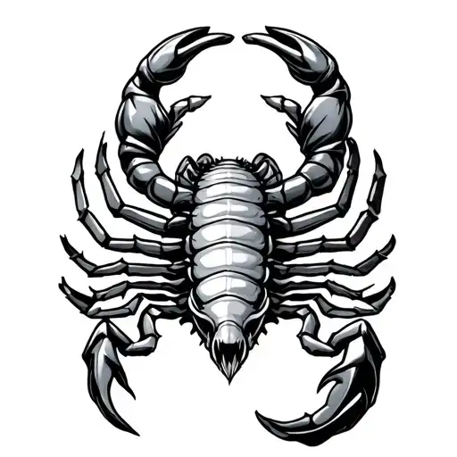 Ukrainian Trident With Scorpion Crawling