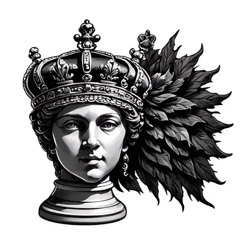 Pawn Chess Piece Crowned Queen