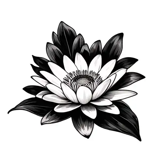 Daisy And Water Lily