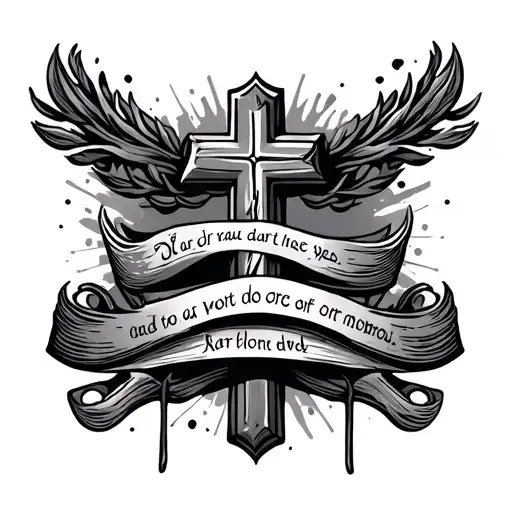 3 Cross With Bible Verse