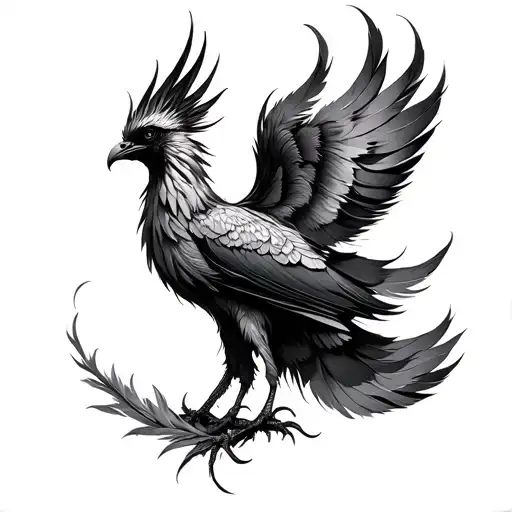 Pheonix Feathers Falling