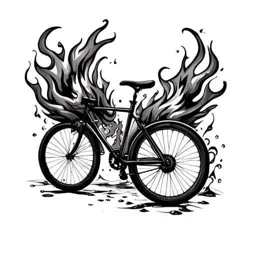 Chess Mountain Bike Water In The Form Of Fire Freedom