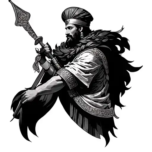 Cyrus The Great Iran Forouhar Achaemenid Soldier Iran
