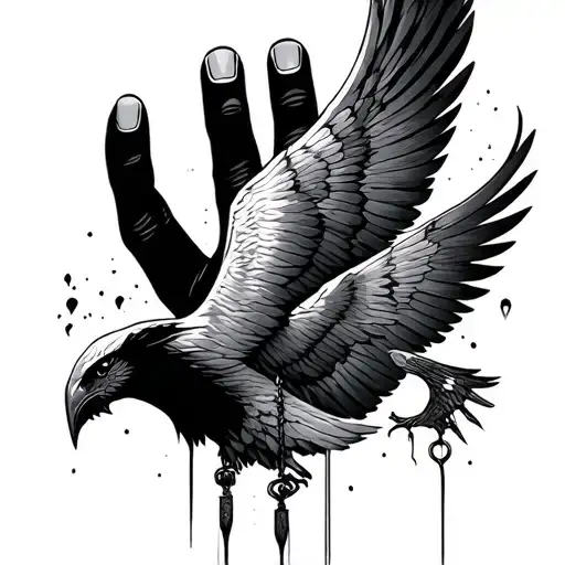 Mockingjay With Three Fingers In Background