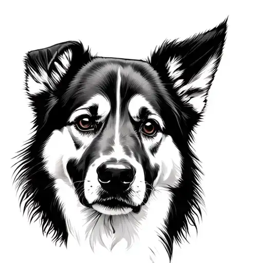 Austrailian Shepard Face