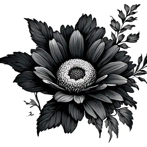 Cosmos And Chrysanthemum