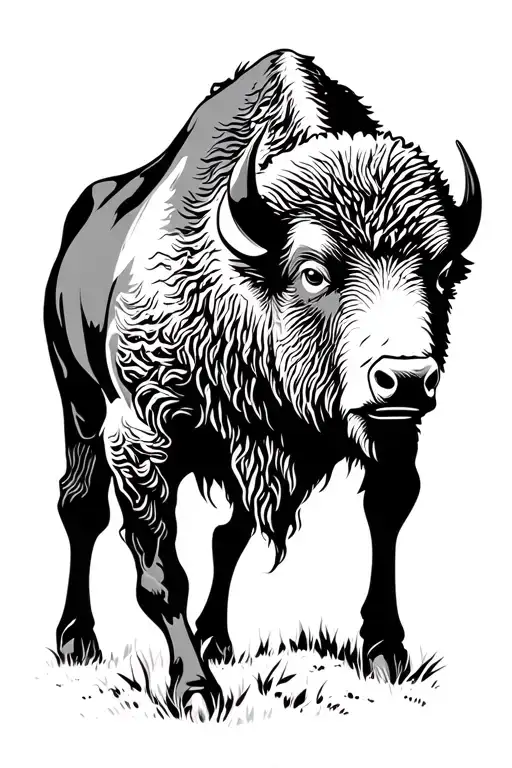 Bison Silhouette