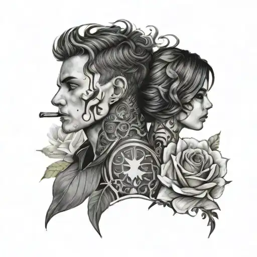 Matching Couple