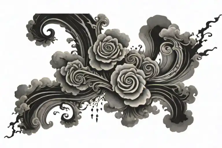 Bibble Verse With Clouds Surrounding