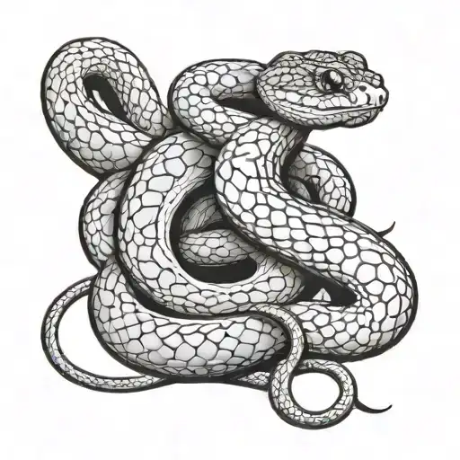 13 Snakes Not Touching Eachother