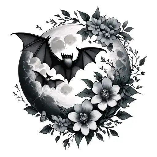 Moon Bats Flowers