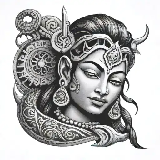 Shiva Trident Arm Band