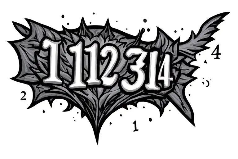 Just The Number 11 12 13 14 Since 11-14 Is The Birthday And 12-13-14 Is The Death Anniv