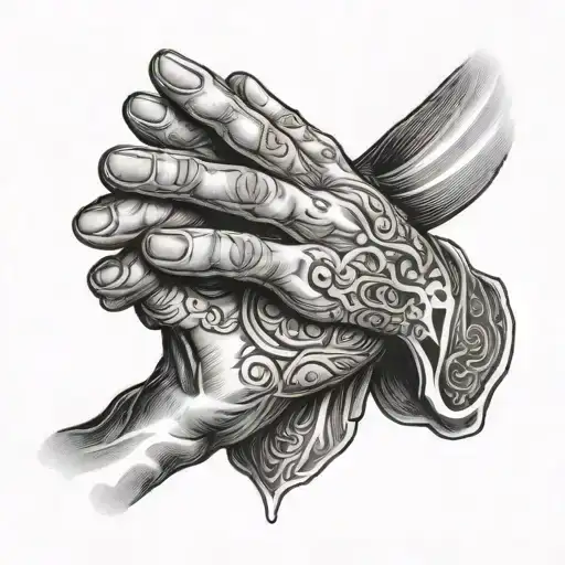 Praying Hands Holding