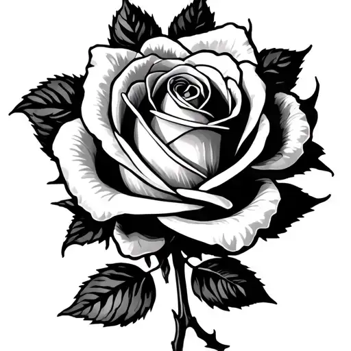 The Name Deborah As And Stem Of The Rose Going Into The Flower It Self