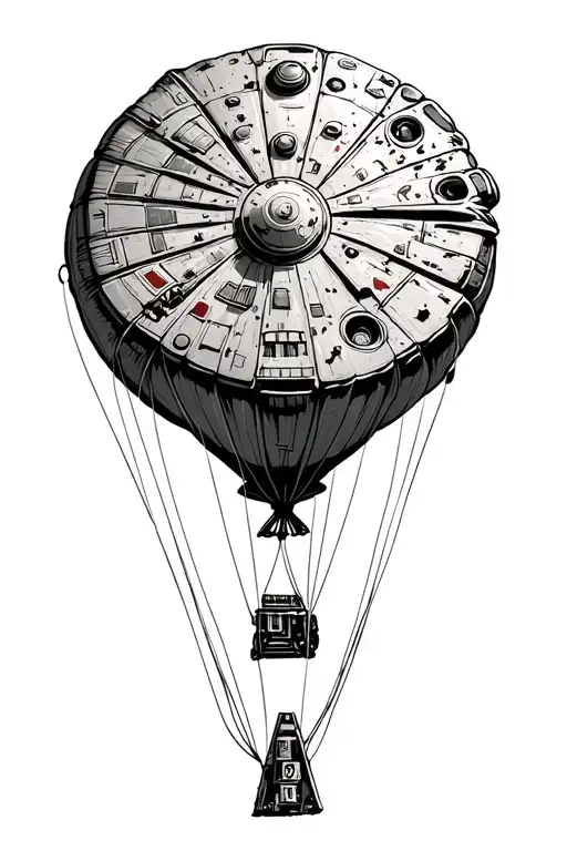 Millennium Falcon Balloon
