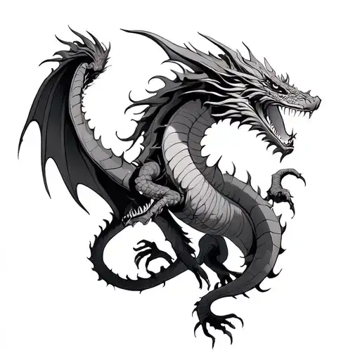 3 Headed Dragon Emerging