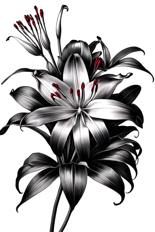 Spider Lily Flower Red Spider Lily