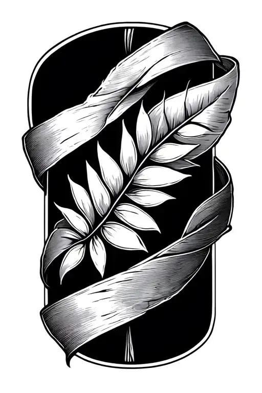 Greek Tattoo Inspired Of A Leave Wrap On The Forarm For A Minimalist