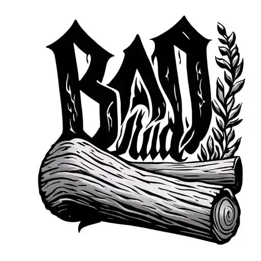 Stylized Bad Religion Log