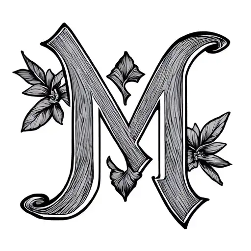 Letters N And M