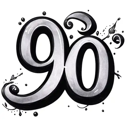 Number 90 On Wrist