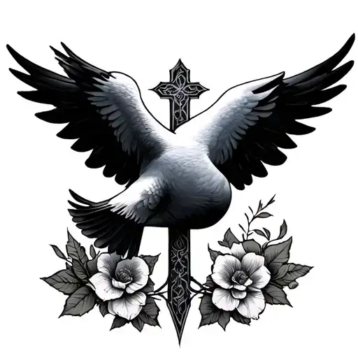 Cross And Dove