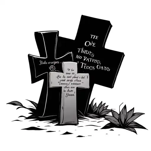 3 Crosses With Bible Verse