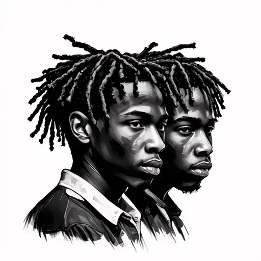 3 Black Boys With Dreadlocs