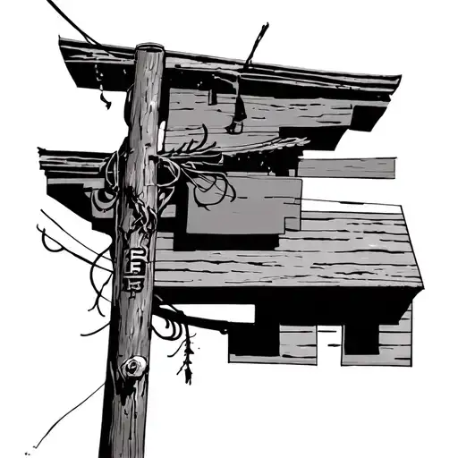 Japanese Telephone Pole