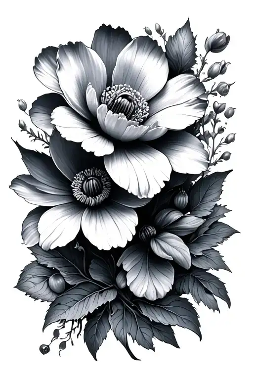 Wispy Anemone Flowers And Spooky Vibes