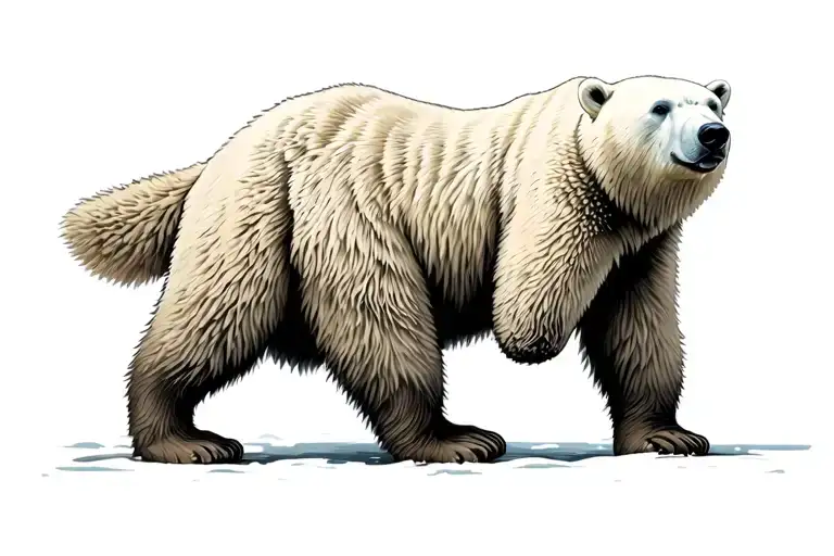 Polar Bear Walking
