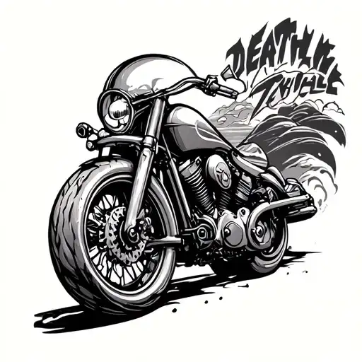 Death Valley With Bike Motor Engine Morphing