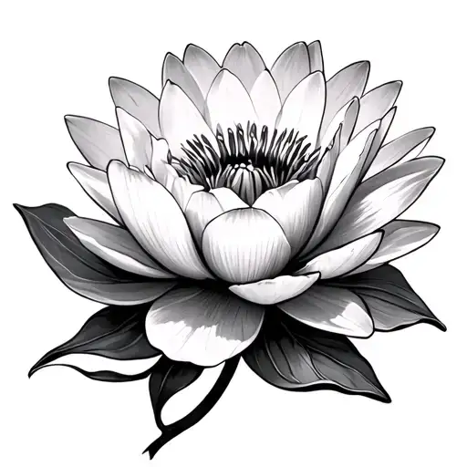 Water Lily And Poppy