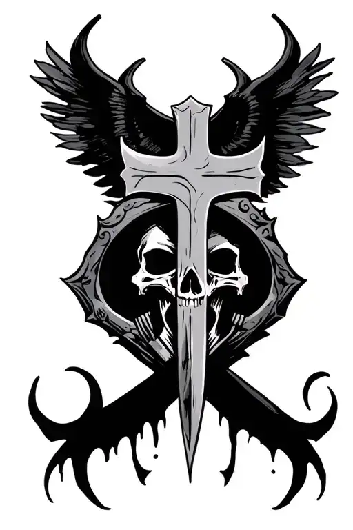 Reaper And A Cross
