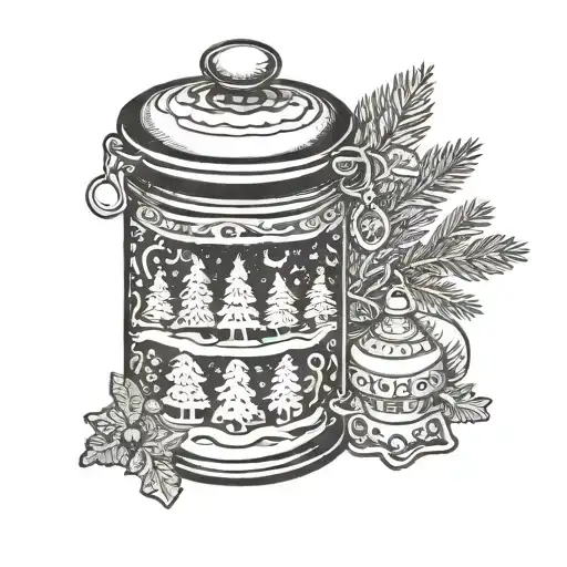 Simple Cookie Jar Christmas