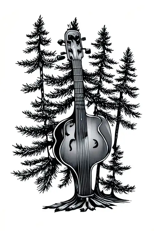 Music And Pine Trees