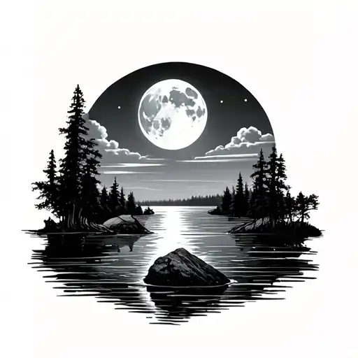 Moonlight On The River