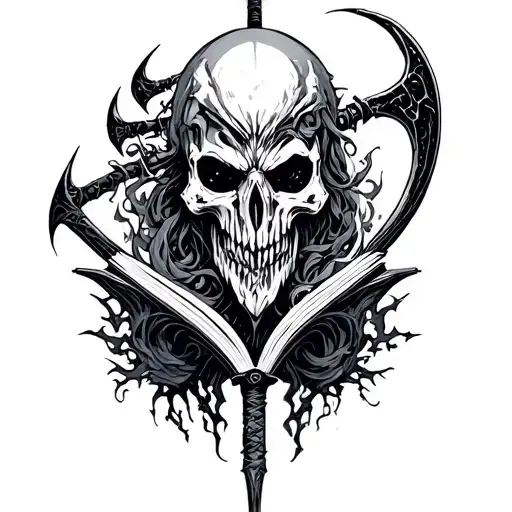 Scythe Book With Video Game Influence