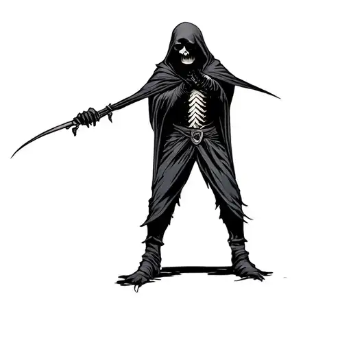 Grim Reaper Hip Hop Comic