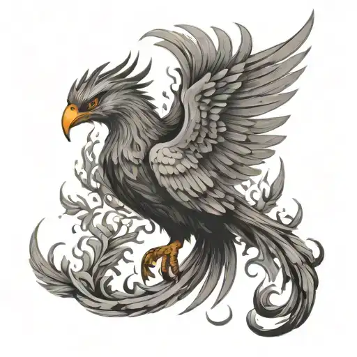 Phoenix Rising From The Ashes