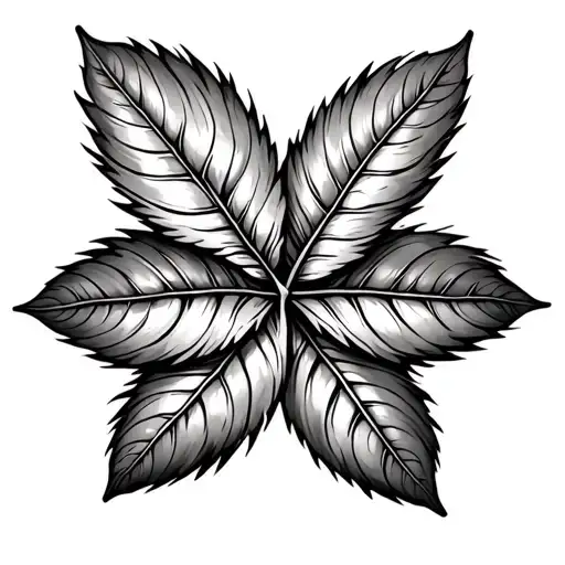 Trefles With Four Leaves