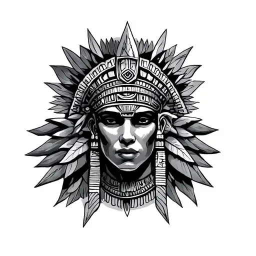 Azteca Pryamid Sleeve